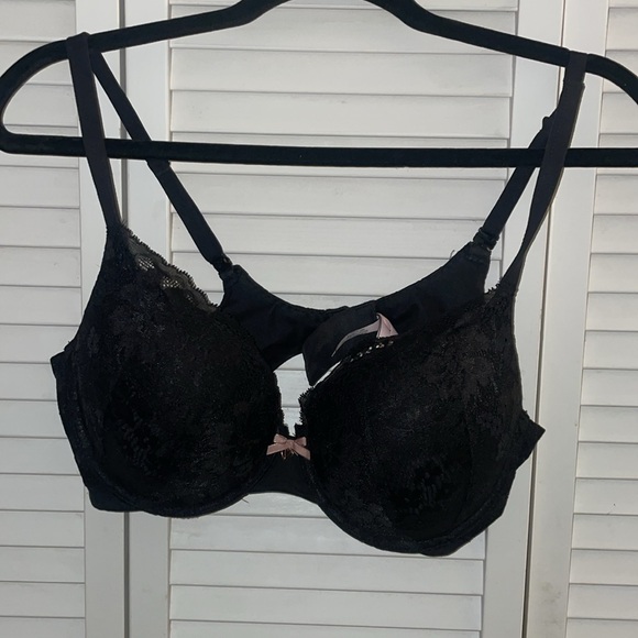 Victoria's Secret Body by Victoria Full Coverage Push Up Bra, Black 38C - Picture 3 of 4